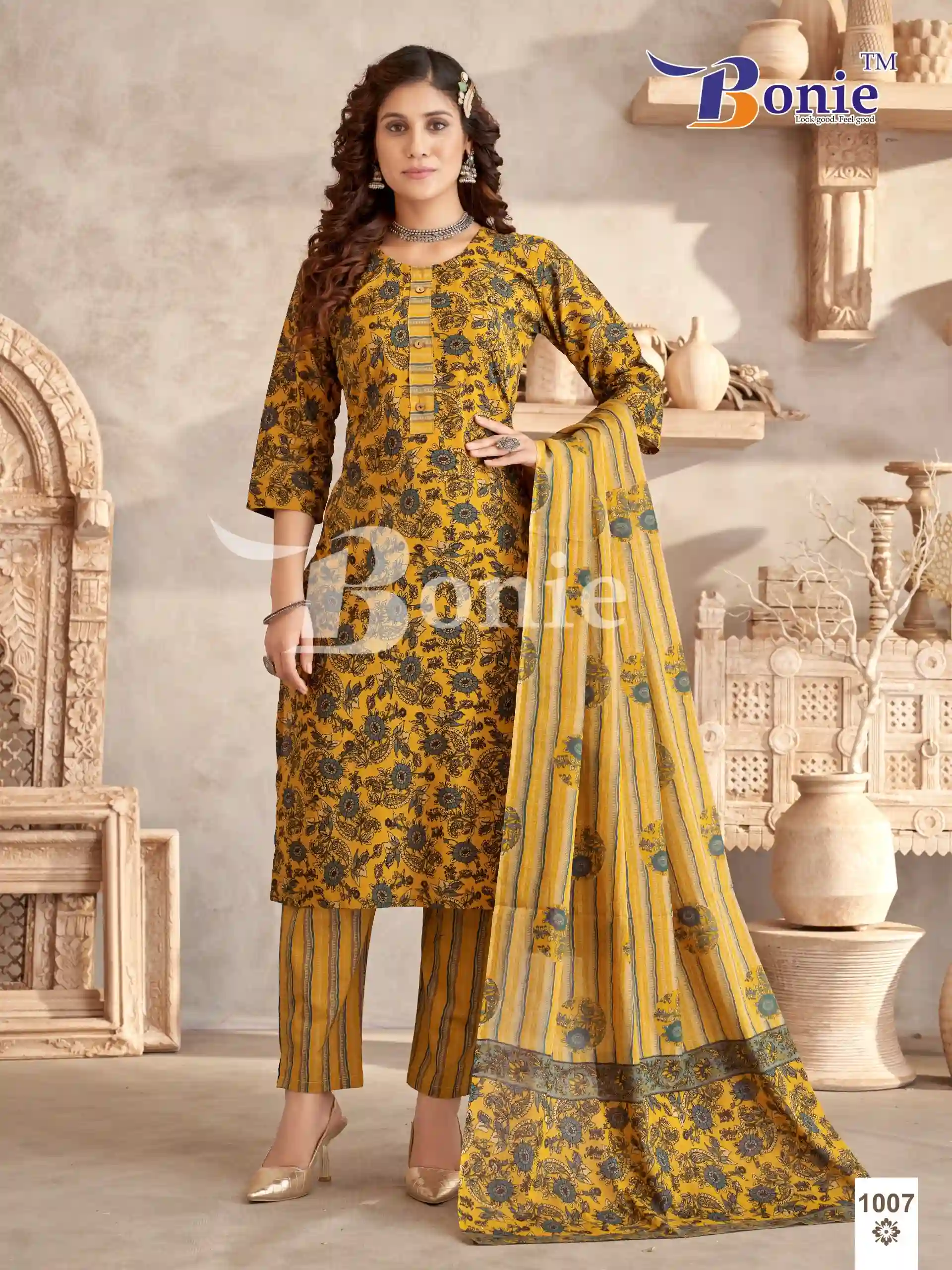 Bonie Cotton Candy Pure Fine Cotton Wholesale Readymade Salwar Suit Catalog — Wholesale Salwar Suits, bonie wholesale from Surat - Gallery Image 2